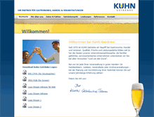 Tablet Screenshot of getraenke-kuhn.de